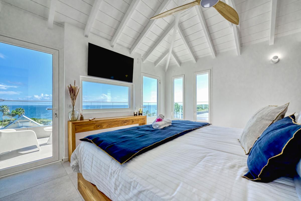 12.Location villa de luxe piscine vue mer Ste Anne Guadeloupe_Suite Master